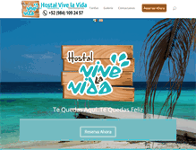 Tablet Screenshot of hostalvivelavida.com